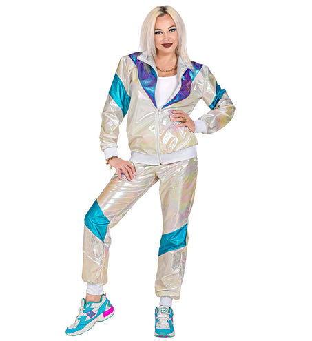 e-carnavalskleding-SYK Trainingspak disco holografisch