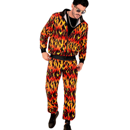 e-carnavalskleding-SYK Trainingspak flames Danny