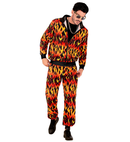 e-carnavalskleding-SYK Trainingspak flames Danny