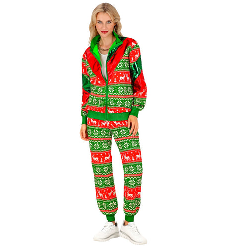 e-carnavalskleding-SYK Trainingspak kerst Julia