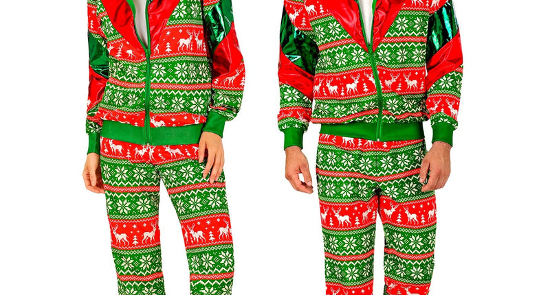 e-carnavalskleding-SYK Trainingspak kerst Julia