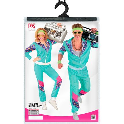 e-carnavalskleding-SYK Trainingspak  met print mint groen
