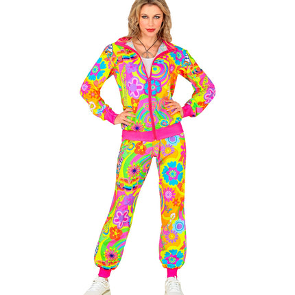 e-carnavalskleding-SYK Trainingspak Neon Anne