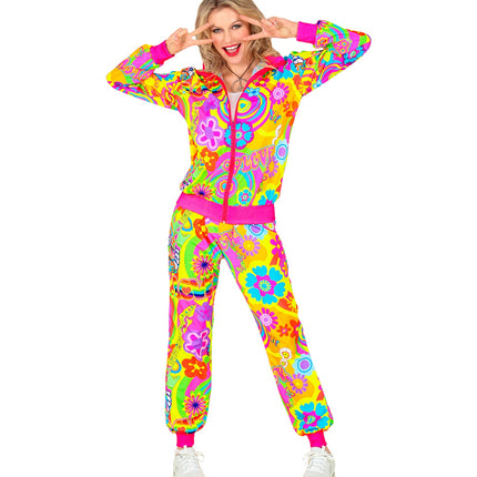 e-carnavalskleding-SYK Trainingspak Neon Anne
