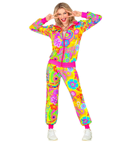 e-carnavalskleding-SYK Trainingspak Neon Anne