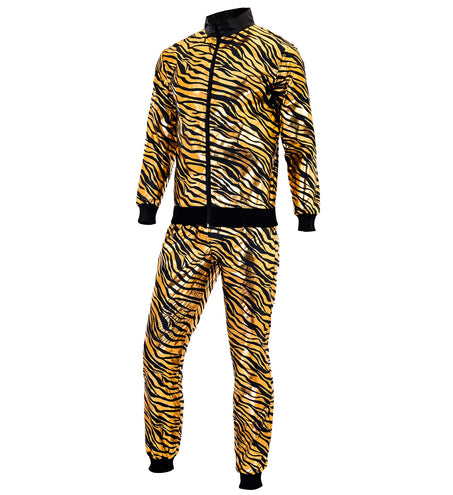 e-carnavalskleding-SYK Trainingspak party zebra Martin goud