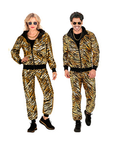 e-carnavalskleding-SYK Trainingspak party zebra Martin goud