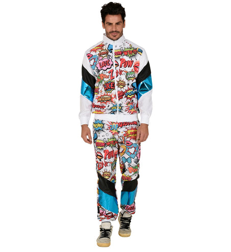 e-carnavalskleding-SYK Trainingspak pop art disco