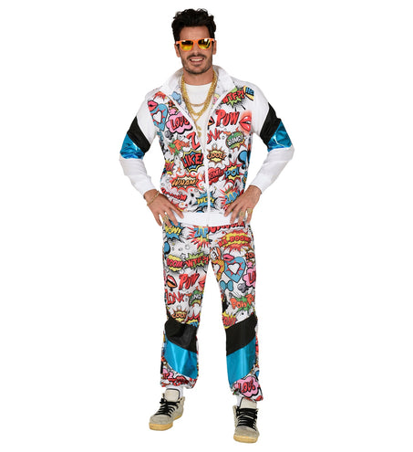 e-carnavalskleding-SYK Trainingspak pop art disco