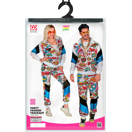 e-carnavalskleding-SYK Trainingspak pop art disco