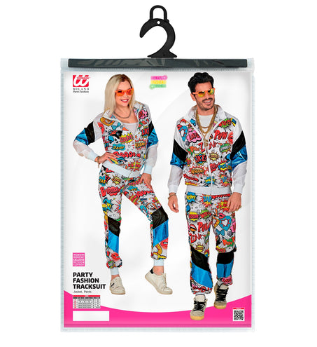 e-carnavalskleding-SYK Trainingspak pop art disco