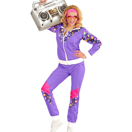 e-carnavalskleding-SYK Trainingspak Vanessa met print