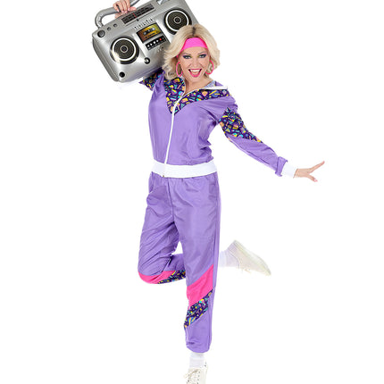 e-carnavalskleding-SYK Trainingspak Vanessa met print
