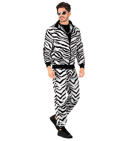 e-carnavalskleding-SYK Trainingspak zebra Milan