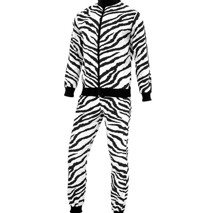 e-carnavalskleding-SYK Trainingspak zebra Milan