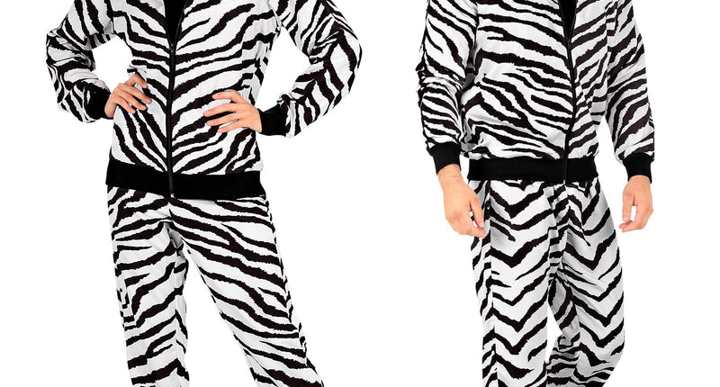 e-carnavalskleding-SYK Trainingspak zebra Milan