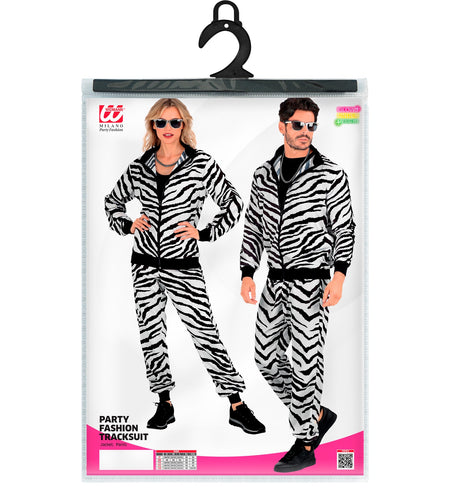e-carnavalskleding-SYK Trainingspak zebra Milan