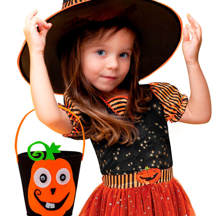 e-carnavalskleding-SYK Trick or Treat tasje Pompoen Ellis