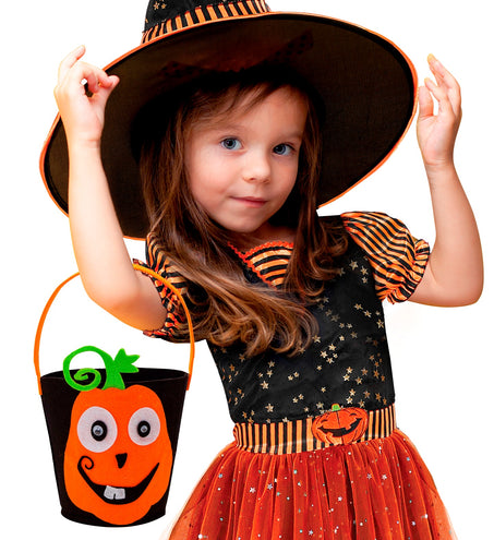e-carnavalskleding-SYK Trick or Treat tasje Pompoen Ellis