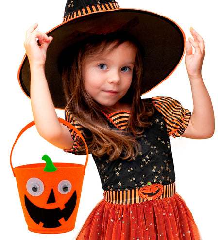 e-carnavalskleding-SYK Trick or Treat tasje Pompoen Nina
