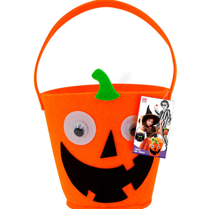 e-carnavalskleding-SYK Trick or Treat tasje Pompoen Nina