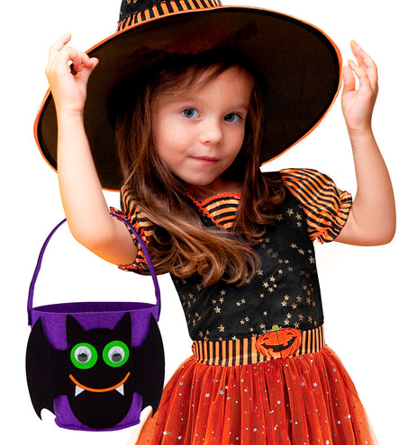 e-carnavalskleding-SYK Trick or Treat tasje Vleermuis