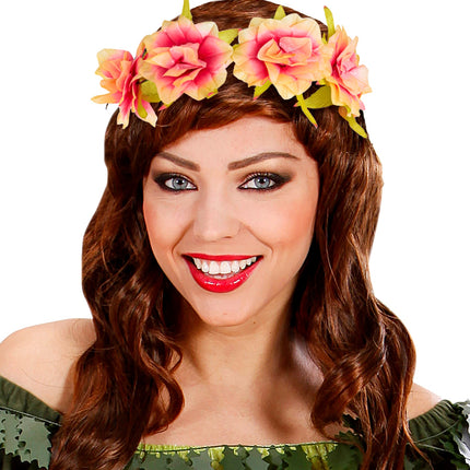 e-carnavalskleding-SYK Tropische bloemen hoofdband