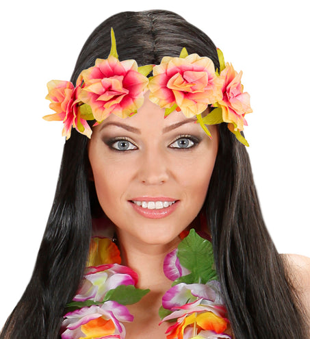 e-carnavalskleding-SYK Tropische bloemen hoofdband