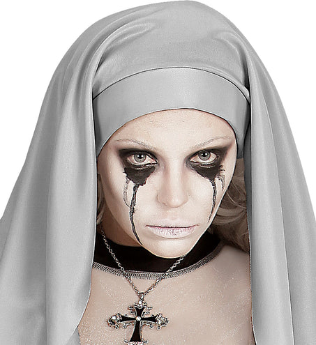 e-carnavalskleding-SYK tube make-up grijs