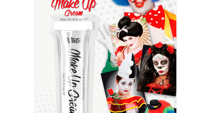 e-carnavalskleding-SYK tube make-up wit