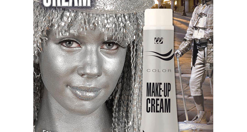 e-carnavalskleding-SYK tube make-up zilver