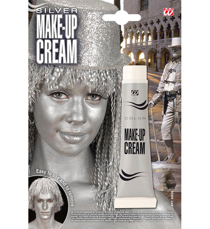 e-carnavalskleding-SYK tube make-up zilver