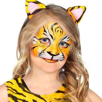 e-carnavalskleding-SYK Tube met gele aqua make-up
