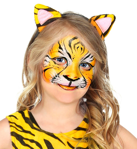 e-carnavalskleding-SYK Tube met gele aqua make-up