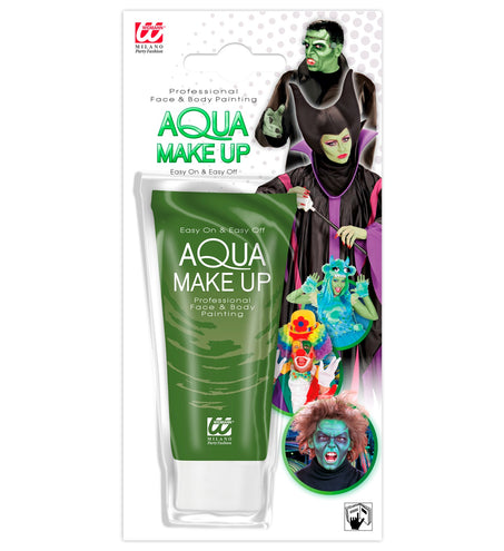 e-carnavalskleding-SYK Tube met groene aqua schmink