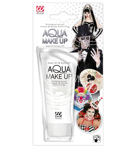 e-carnavalskleding-SYK Tube met witte aqua schmink