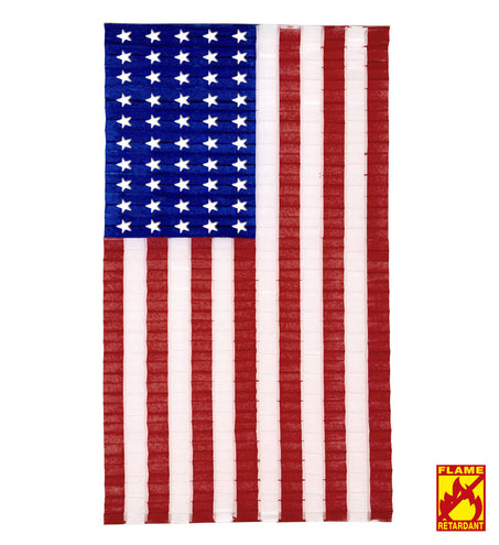 e-carnavalskleding-SYK USA vlag van papier