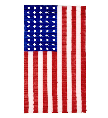 e-carnavalskleding-SYK USA vlag van papier