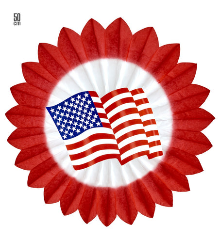 e-carnavalskleding-SYK USA waaier decoratie van papier