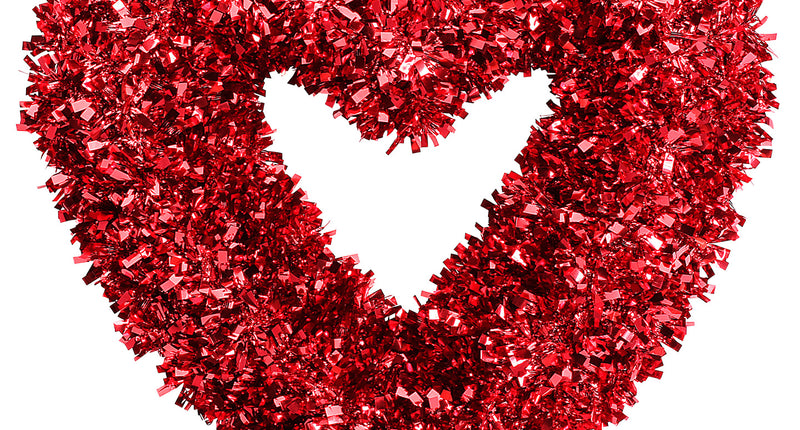 e-carnavalskleding-SYK Valentijns hart tinsel