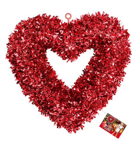 e-carnavalskleding-SYK Valentijns hart tinsel