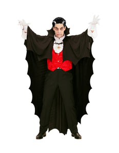 e-carnavalskleding-SYK Vampier cape dracula zwart
