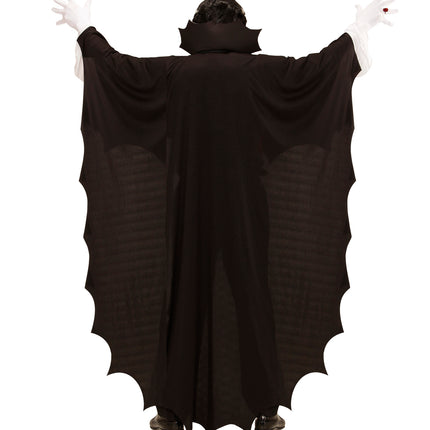 e-carnavalskleding-SYK Vampier cape dracula zwart