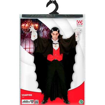 e-carnavalskleding-SYK Vampier cape dracula zwart