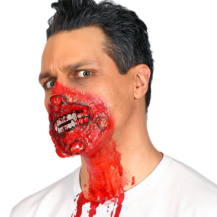 e-carnavalskleding-SYK Vampier tanden Dracula gebit met bloed