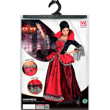 e-carnavalskleding-SYK Vampieren jurk Valentina dames