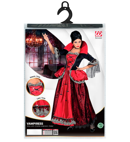 e-carnavalskleding-SYK Vampieren jurk Valentina dames