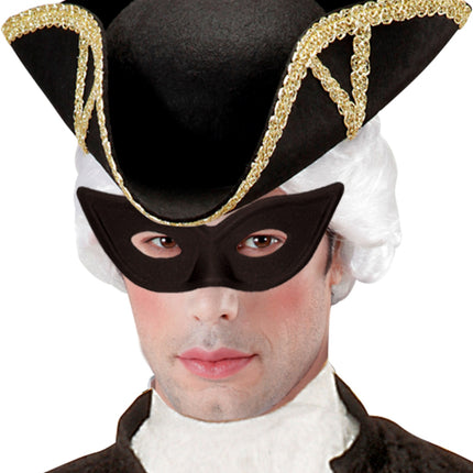 e-carnavalskleding-SYK Venetiaans oogmasker zwart volwassenen