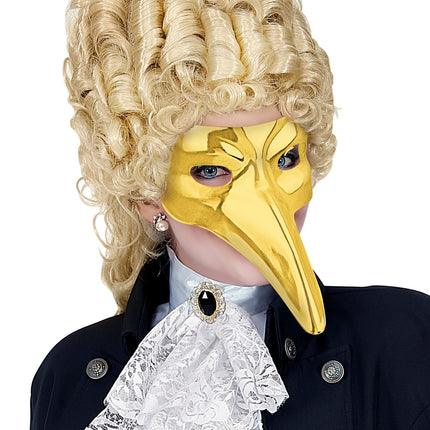 e-carnavalskleding-SYK Venetiaans snavel masker goud