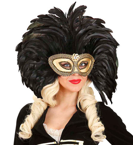 e-carnavalskleding-SYK Venetiaans verenmasker zwart